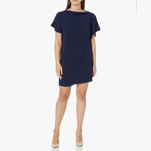 Trina Turk Womens Promising Elegant Navy Blue Women's Formal Evening Dress Sz XL